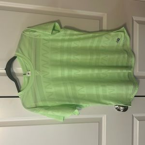 New Balance; highlighter green top - XL